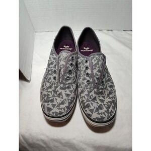 NIB Keds‎ For American Rag Dark Light Gray Triangle Slip On Sneakers  WOMENS 9M